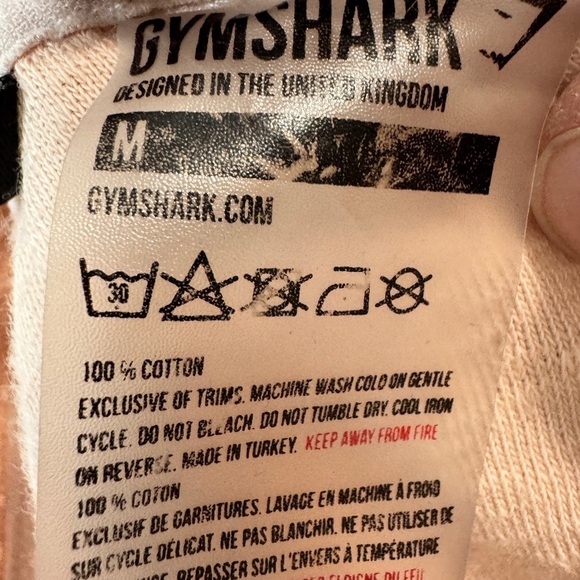 💎 Gymshark Long Sleeve Crop Top Peach - Picture 5 of 7